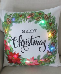 Christmas Pillow Case,Christmas Pillow,Pillow Case,LED Christmas Pillow Case