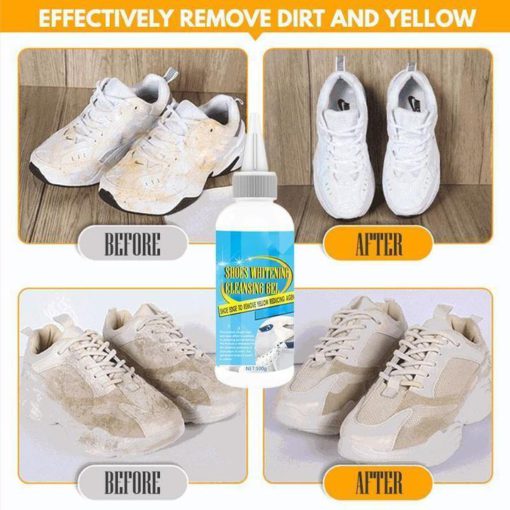 Shoe Whitening, Whitening Cleansing, Cleansing Gel
