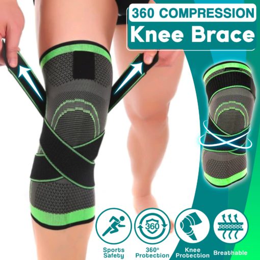 壓縮膝關節，壓縮膝關節支架，膝關節支架，360 壓縮膝關節支架