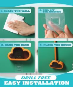 Silicone Toilet,Silicone Toilet Brush,Toilet Brush,Cloud Silicone Toilet Brush