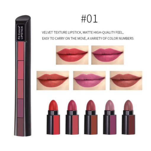 Velvet Matte, Lipstick is haysta, Matte Compact, 5 in 1 Velvet Matte Compact Lipstick