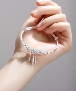 Dreamcatcher Bracelet,Feather Charm,Dreamcatcher