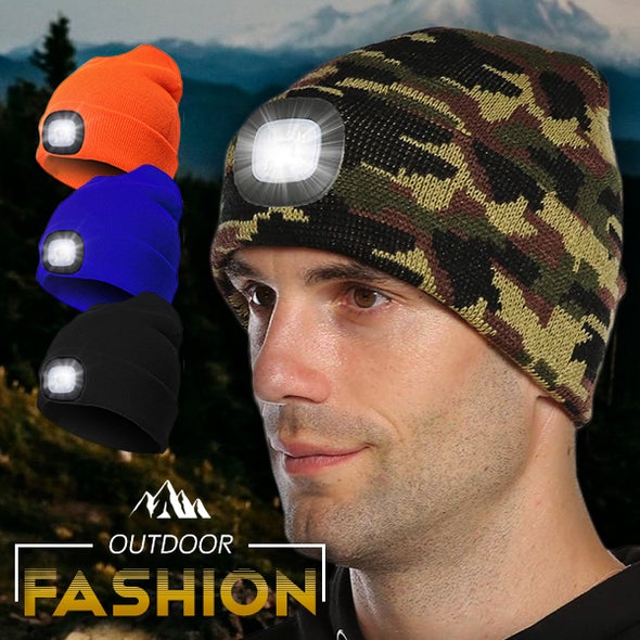 Rechargeable Winter Headlamp Beanie Best 2022 MOLOOCO