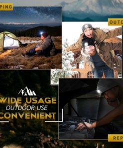 Headlamp Beanie,Rechargeable Winter Headlamp Beanie