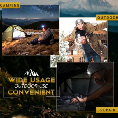 Headlamp Beanie,Rechargeable Winter Headlamp Beanie