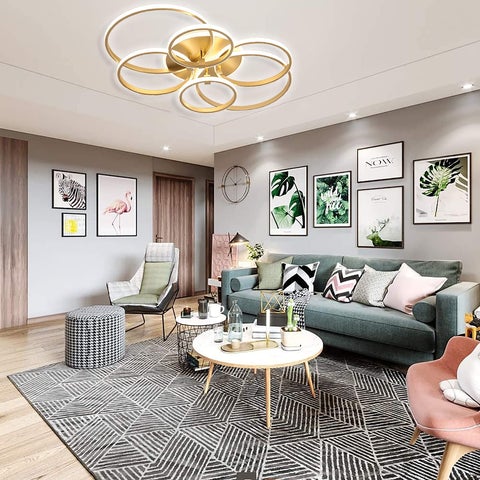 LED Chandelier Lighting,Chandelier Lighting,LED Chandelier,Gold Modern LED Chandelier Lighting