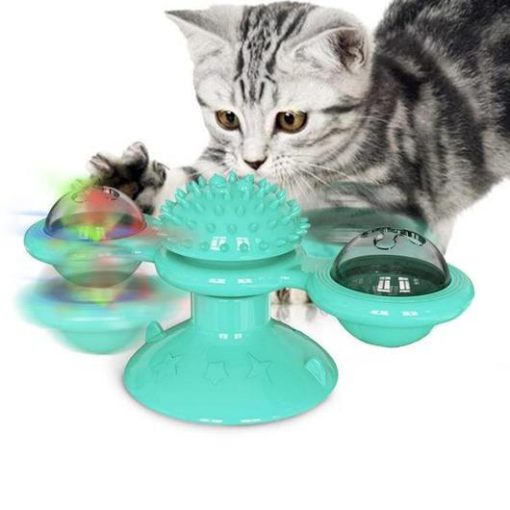 Mačka, ki se vrti z mlin na veter, igračka z vrtečo se vetrnico, igrača za mlin na veter