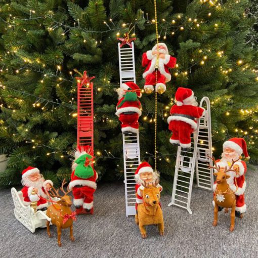 Ob Chav Ladder, Decorating Gift, Ob Chav Ladder Santa Decorating Gift