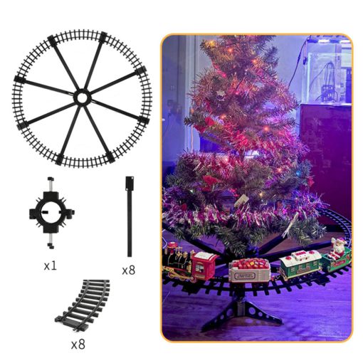 Hračka vánočního stromku, sada vláčků, hračka stromu