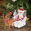 Riding Deer,Christmas Riding Deer Santa Claus