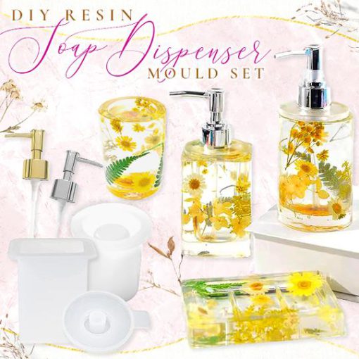 DIY Resin Soap Dispenser Mould Set,Soap Dispenser,Resin Soap Dispenser