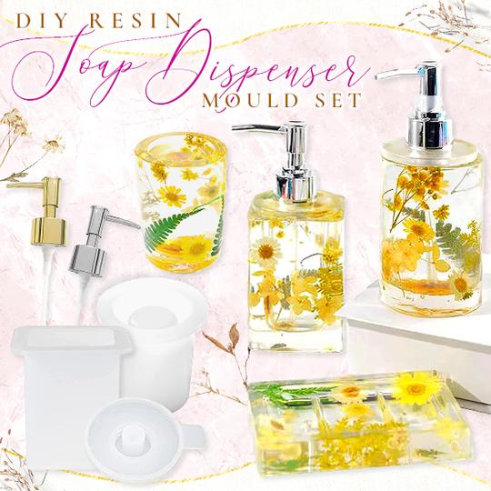 DIY Resin Soap Dispenser Mould Set,Soap Dispenser,Resin Soap Dispenser
