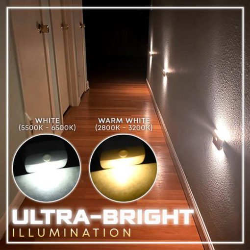 חיישן תנועה LED תאורת לילה, תאורת לילה חיישן תנועה, תאורת לילה חיישן