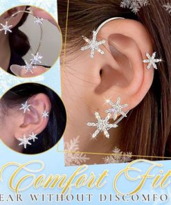 Christmas Snowflake,Ear Cuff,Christmas Snowflake Ear Cuff