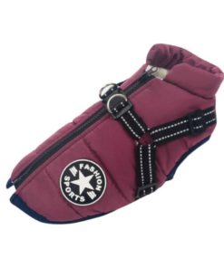 Jacket With Harness,Winter Jacket,Pet Winter Jacket With Harness