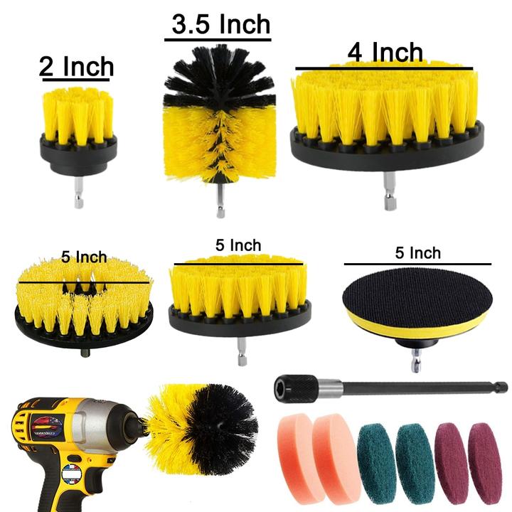 DRILL BRUSH ATTACHMENT SET,DRILL BRUSH ATTACHMENT,DRILL BRUSH,PIECE DRILL BRUSH ATTACHMENT SET