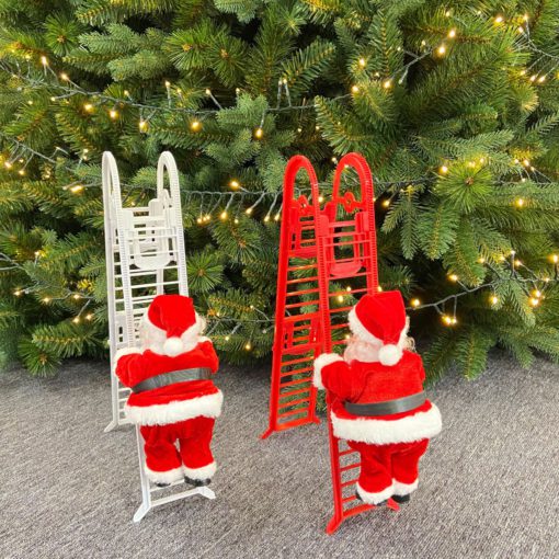 Двойна стълба, подарък за декорация, двойна стълба подарък за декорация на Дядо Коледа
