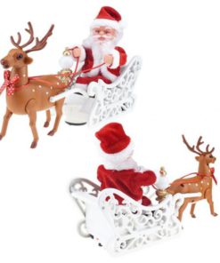 Riding Deer,Christmas Riding Deer Santa Claus