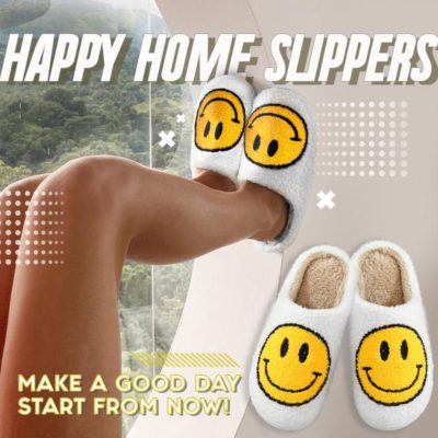 Home Slippers,SmileDay Happy Home Slippers