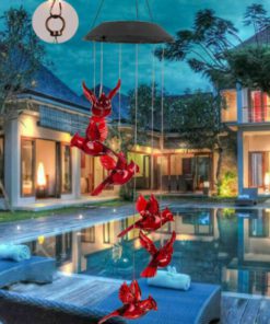 Cardinal Wind Chime,Wind Chime Light,Chime Light,Solar Cardinal Wind Chime Light