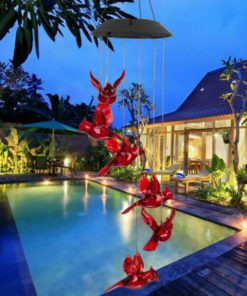 Cardinal Wind Chime,Wind Chime Light,Chime Light,Solar Cardinal Wind Chime Light