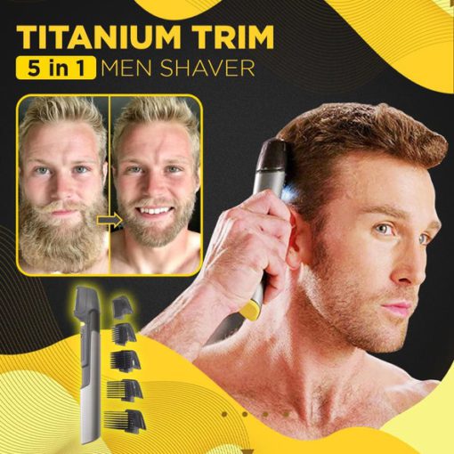 Titanium Trim,男士剃须刀,Titanium Trim 5 合 1 男士剃须刀