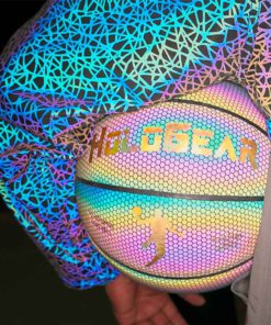 Glowing Basketball,Holographic Reflective Glowing Basketball