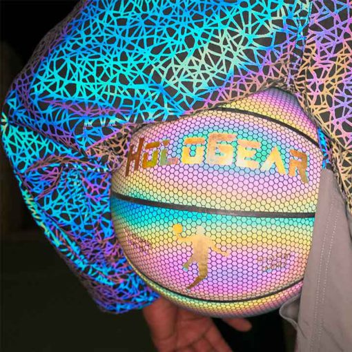 Светящийся баскетбол, голографический светящийся баскетбольный мяч