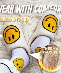 Home Slippers,SmileDay Happy Home Slippers