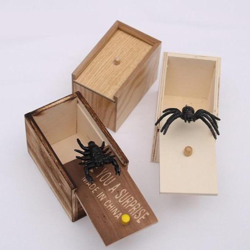 Подаръчна кутия за шеги, кутия паяк, луда шега, супер забавна подаръчна кутия за луда шега паяк