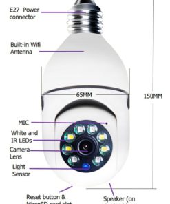 Wifi Light Bulb Camera,Light Bulb Camera,Bulb Camera