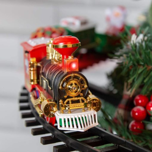크리스마스 트리 장난감, 장난감 기차 세트, 나무 장난감