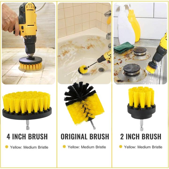 DRILL BRUSH ATTACHMENT SET,DRILL BRUSH ATTACHMENT,DRILL BRUSH,PIECE DRILL BRUSH ATTACHMENT SET