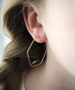 Hexagon Earrings