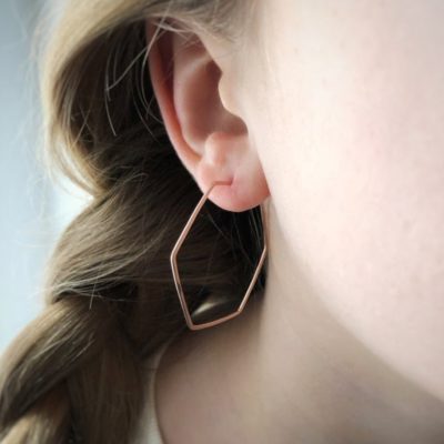 Hexagon Earrings