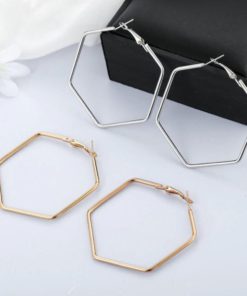 Hexagon Earrings