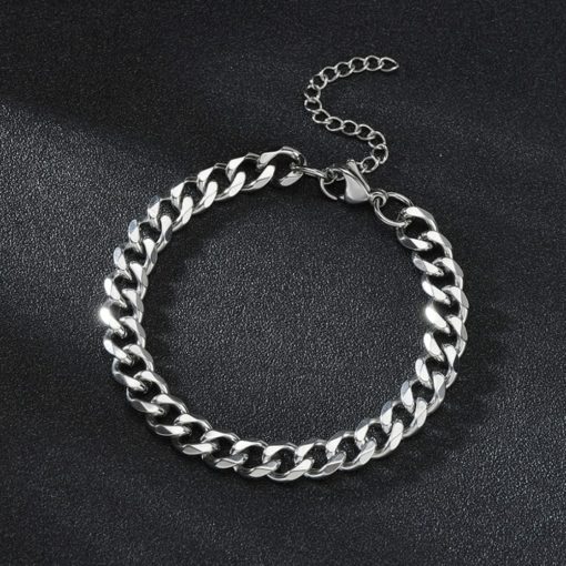 Cuban Link Chain Bracelet, Link Chain Bracelet
