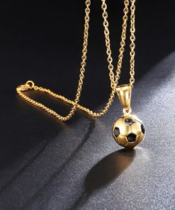 Soccer Ball Pendant,Pendant Charm Necklace,Pendant Charm,Charm Necklace,Unisex Soccer Ball Pendant Charm Necklace