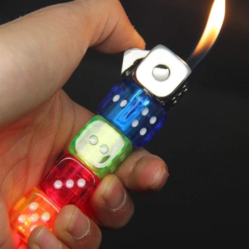 Buy Refillable LED Dice Lighter Best Price 2022 MOLOOCO