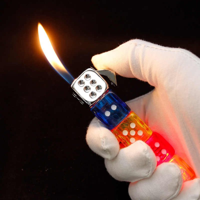 Buy Refillable LED Dice Lighter Best Price 2022 MOLOOCO