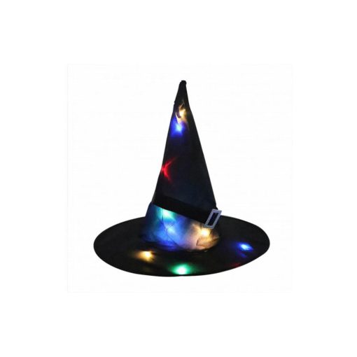 Světla na Halloween čarodějnický klobouk, světla na čarodějnický klobouk, světla na klobouk