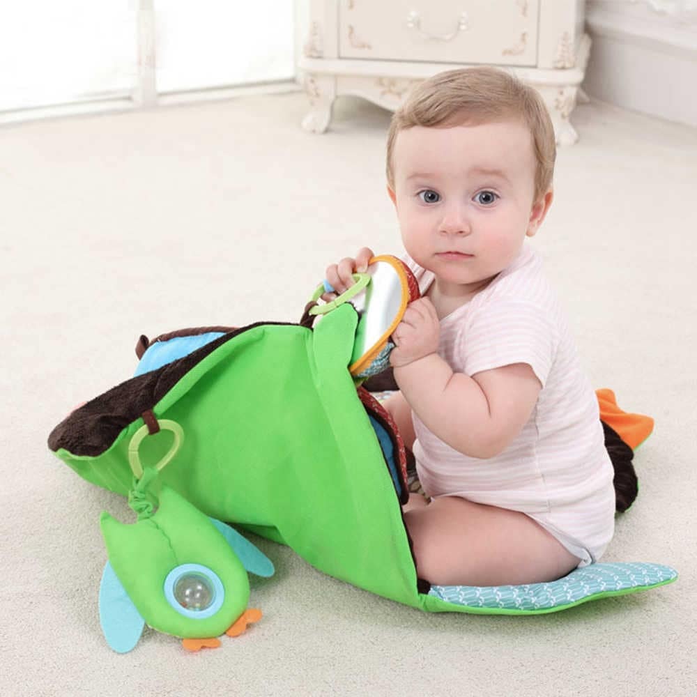 Soft Foldable Baby Owl Play Mat Cover Best 2022 MOLOOCO