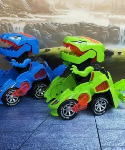 Transforming Dinosaur Car