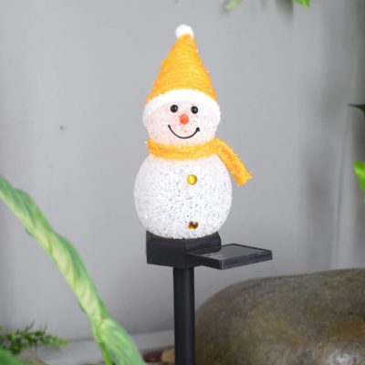 Solar Snowman,Outdoor Solar Snowman,Snowman Decoration