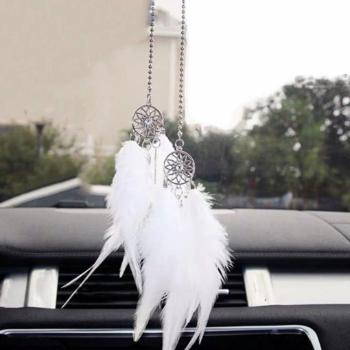 Feather Ornament, Hanging Dreamcatcher