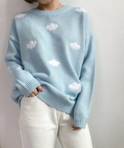 Cloud Sweater,Knitted Cloud,Unisex Knitted Cloud Sweater