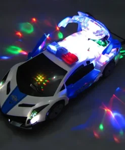 Police Car Toy,Light Up Police Car