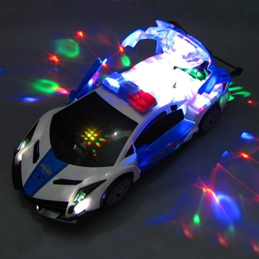 צעצוע מכונית משטרה, תאורה ניידת משטרה