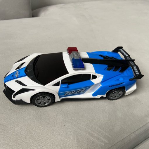Brinquedo de carro de polícia, carro de polícia iluminado
