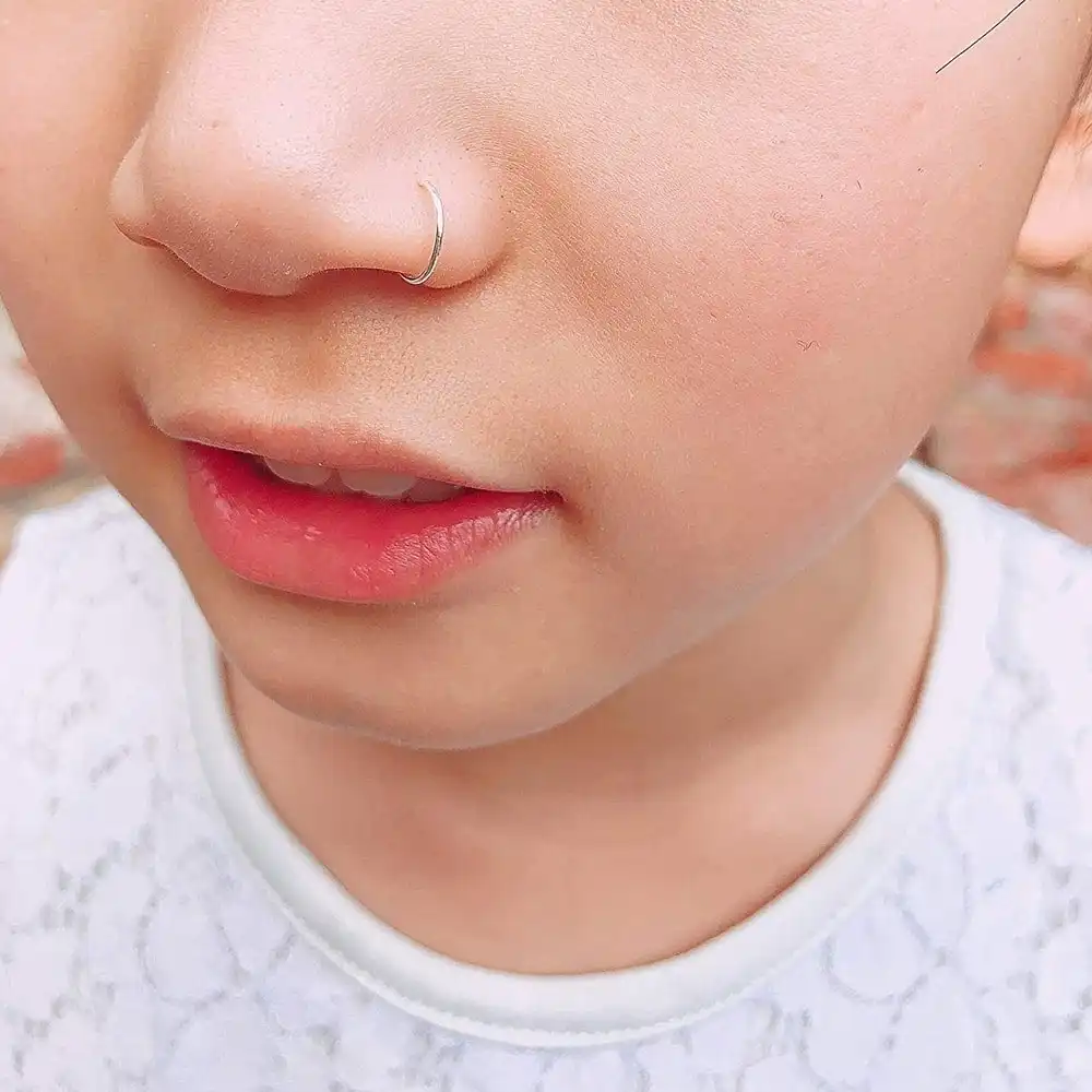 Thin Nose Hoop Ring,Thin Nose Hoop